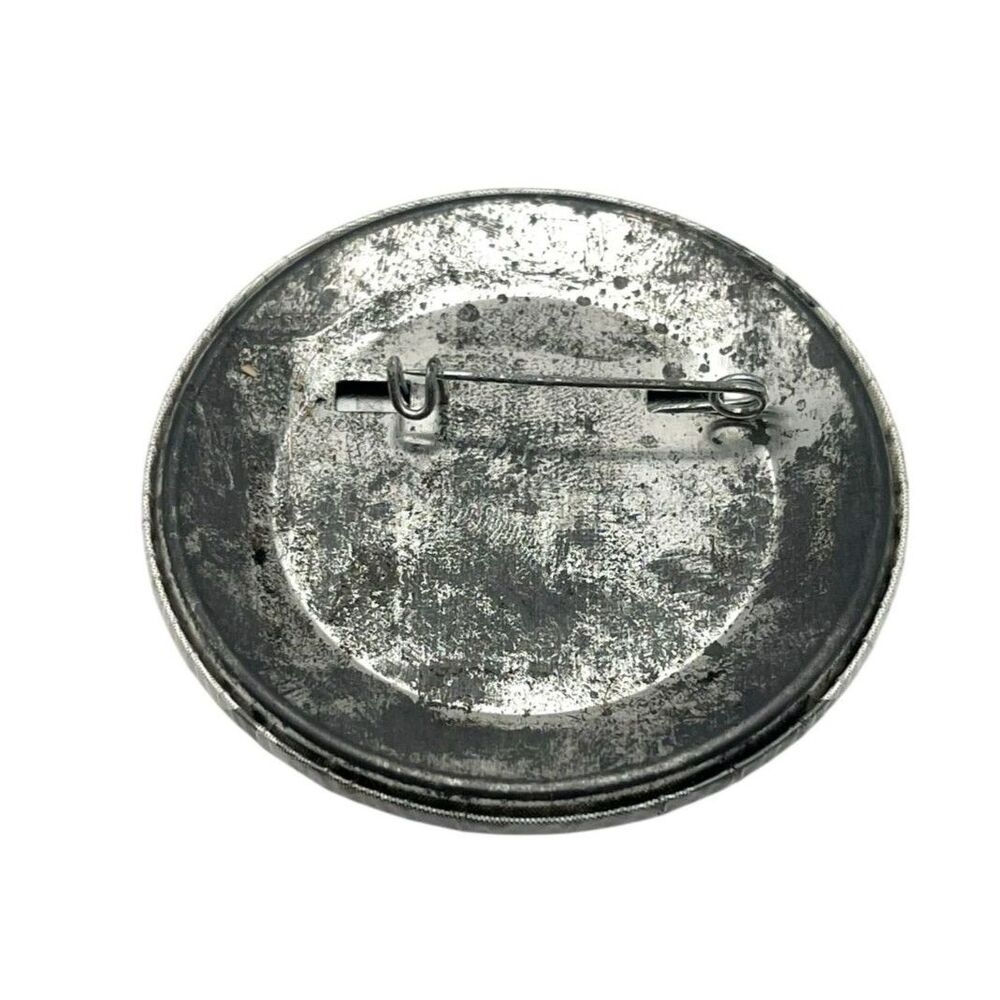 Vintage Bill Graham Large Round Concert Photo Button - Picture 2 of 2